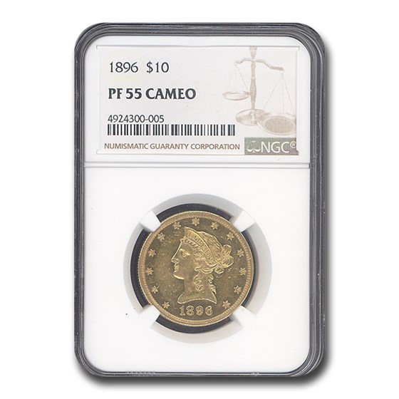 1896 $10 Liberty Gold Eagle PF-55 NGC 1896 $10 Liberty Gold Eagle PF-55 NGC